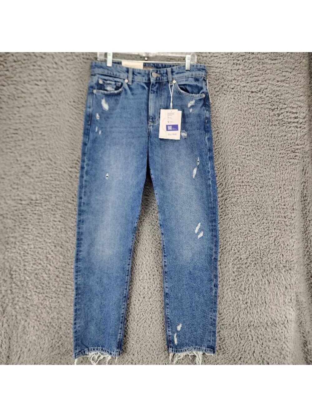DL1961 Jeans Mens 30x32 Noah Blue Cotton Denim Tapered Straight *NWT*